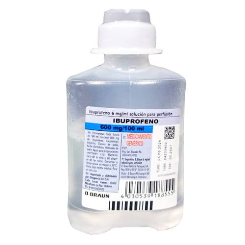 IBUPROFENO 600 MG X 100ML - BRAUN