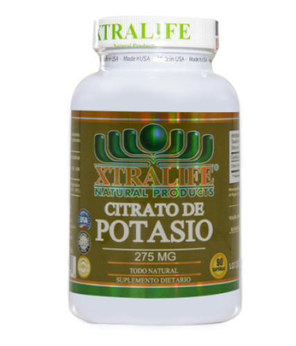 CITRATO DE POTASIO 275MG X TAB - XTRALIFE