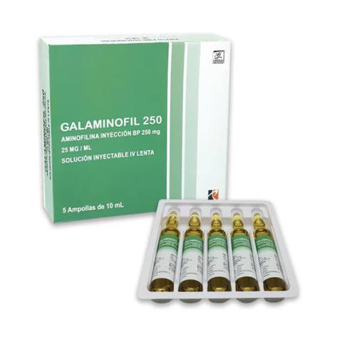 GALAMINOFIL - AMINOFILINA 250 MG X AMPOLLA