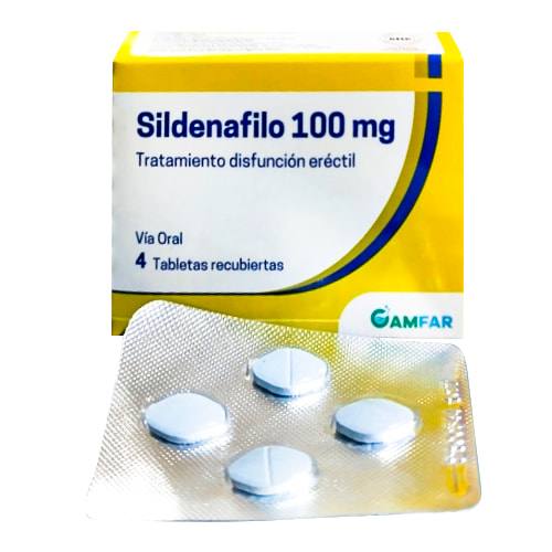 SILDENAFILO 100 MG X TAB. RECUB. - AMFAR