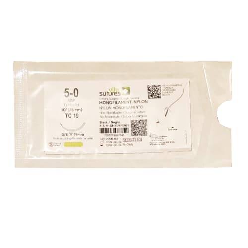 HILO NYLON MONOFILAMENTO N 5-0 TC 20 - GENERICO