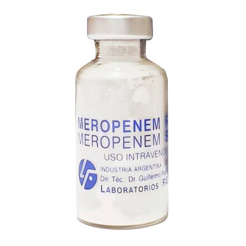 MEROPENEM 500 MG X POLVO INY  FABRA
