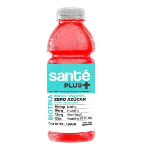 SANTE PLUS BIOTINA SABOR FRESA LIMON X 500 ML