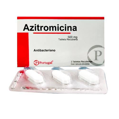 AZITROMICINA 500 MG X TAB. RECUB. - PORTUGAL