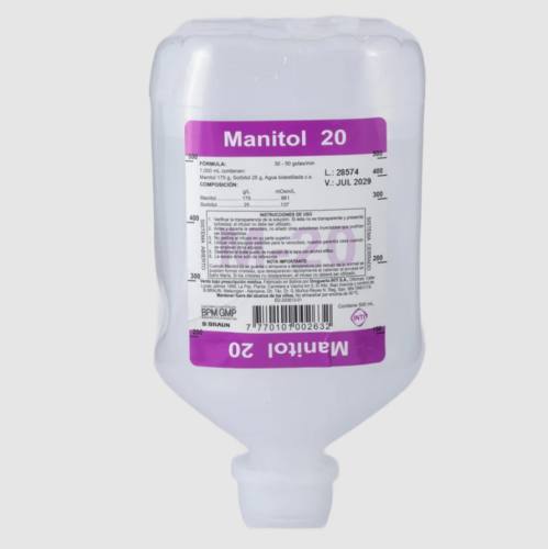 MANITOL 20% SOLUCION DE INFUSION X 500 ML