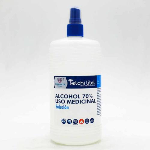 ALCOHOL MEDICINAL C. ATOMIZADOR 70% X 500 ML - TELCHI