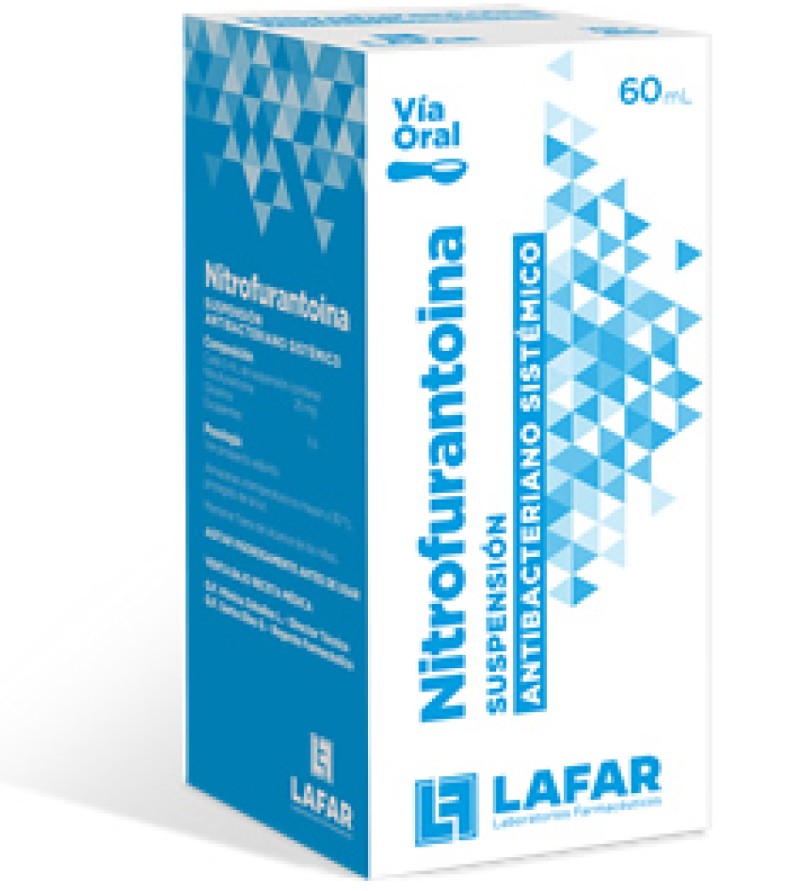 NITROFURANTOINA 25 MG. X SUSPENSION 60 ML