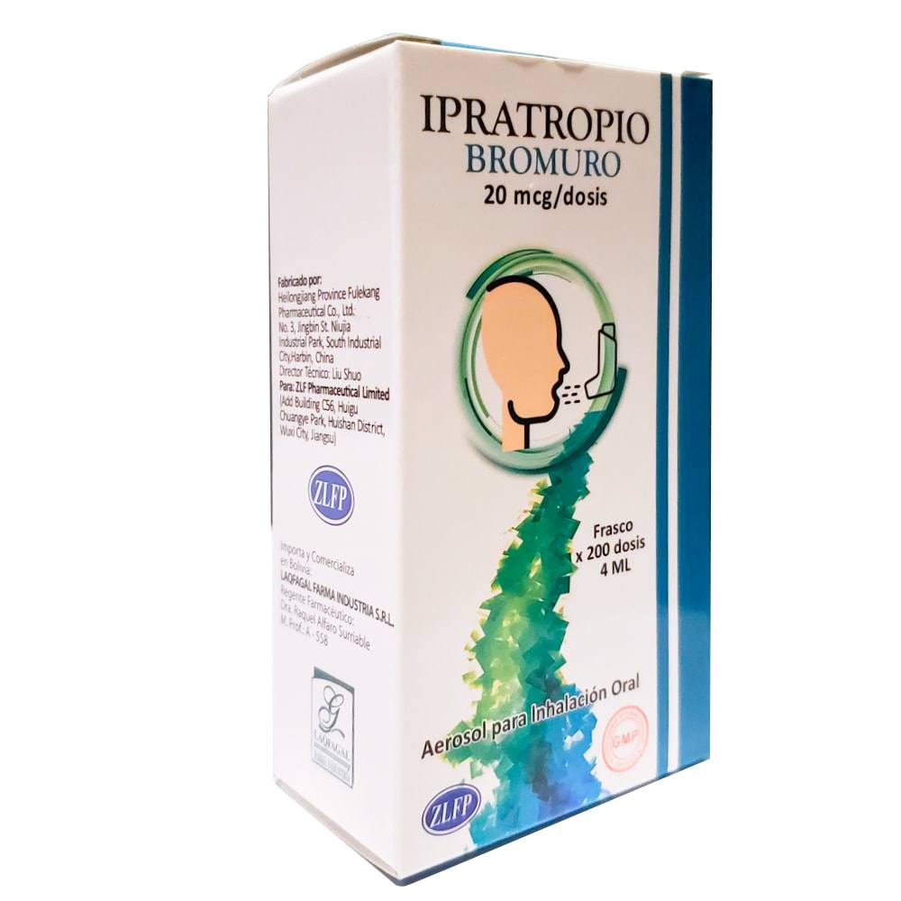 IPRATROPIO BROMURO 20MCG X 200 DOSIS 4 ML