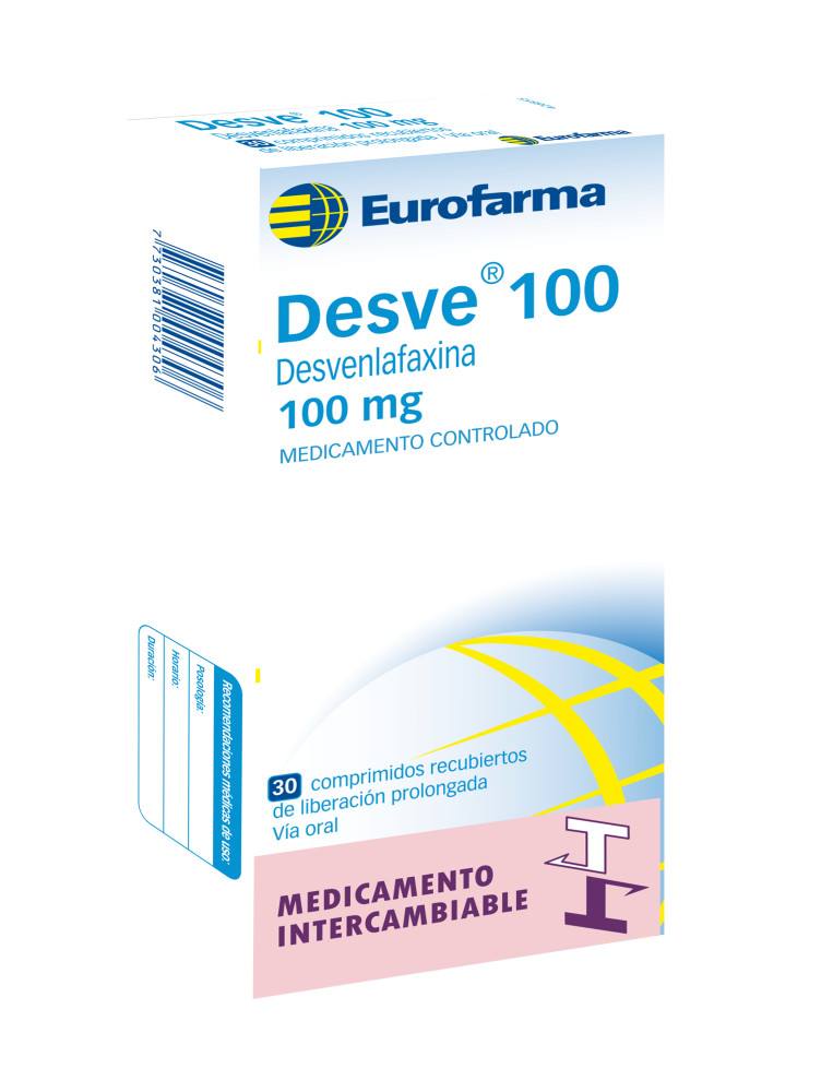 DESVE 100MG X COMP. RECUB. LIB. PROL.