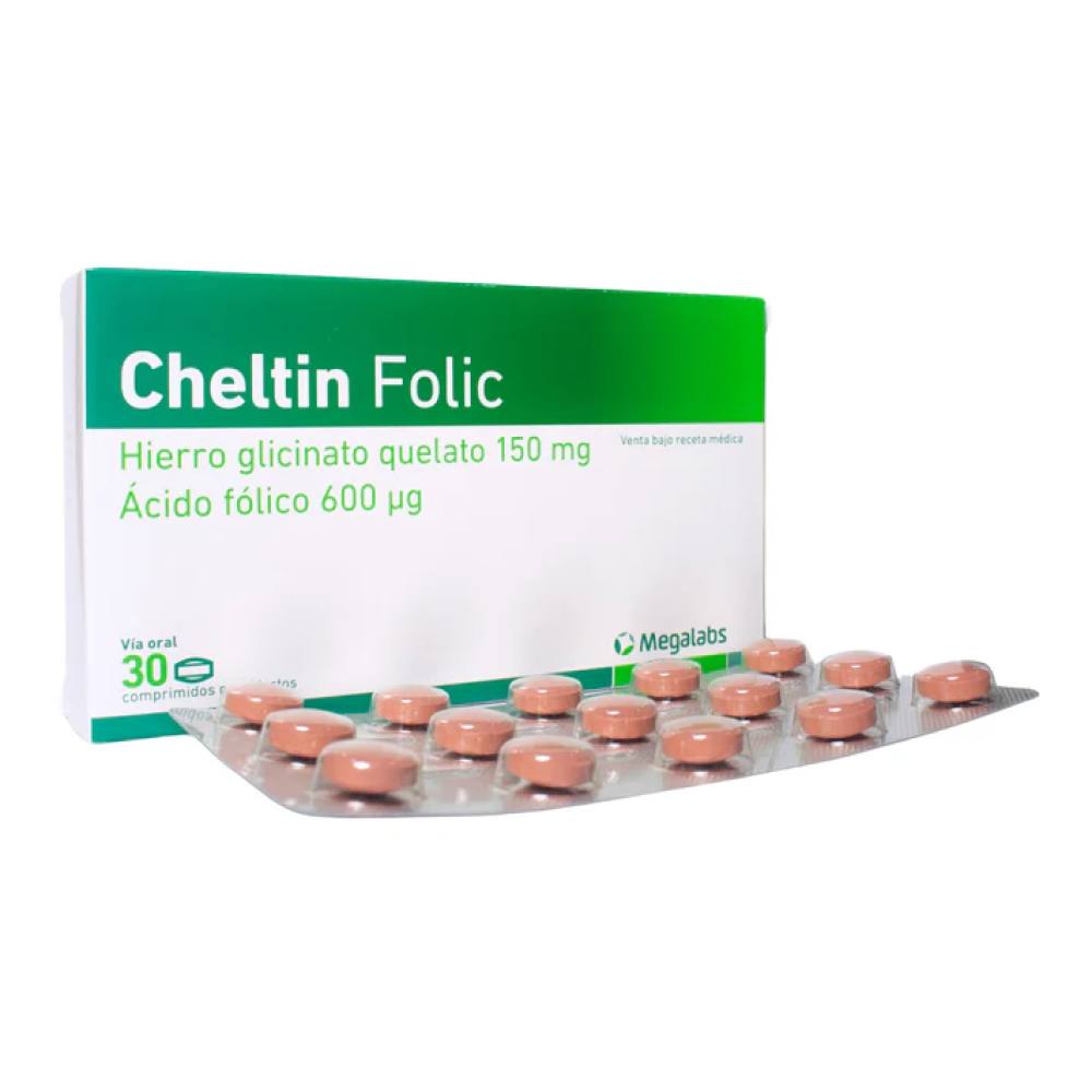CHELTIN FOLIC X COMP. RECUBIERTO