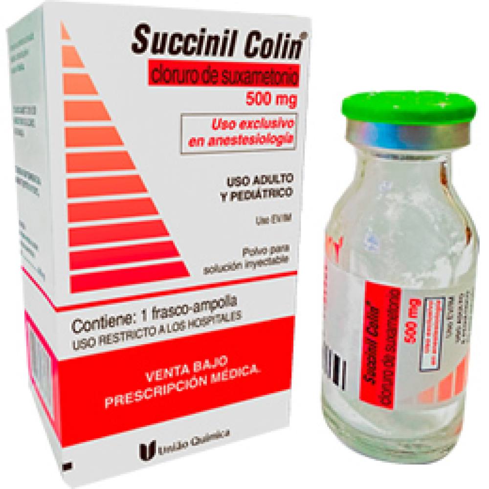 SUCCINIL COLIN 500MG X SOL. INY.