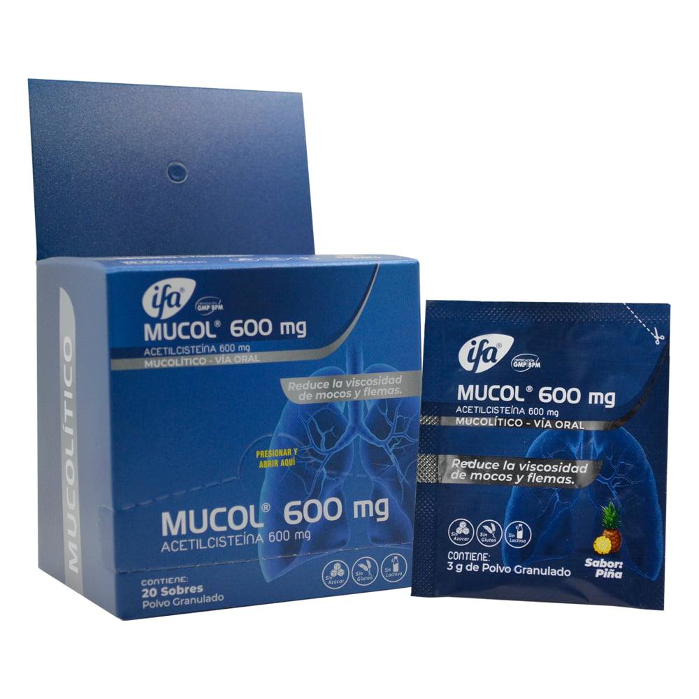 MUCOL 600MG X SOBRES