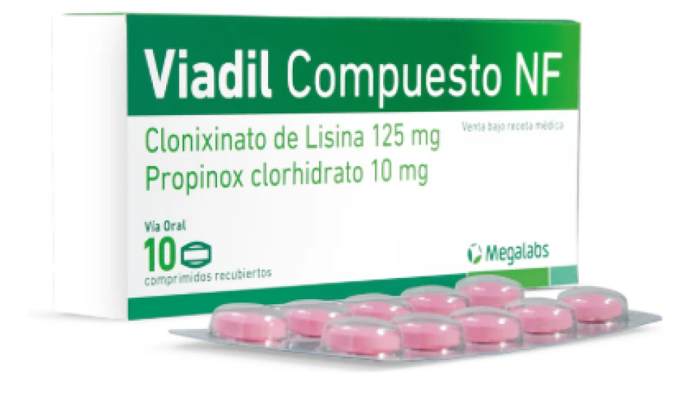 VIADIL COMPUESTO NF  125 MG  X  COMPRIMIDO