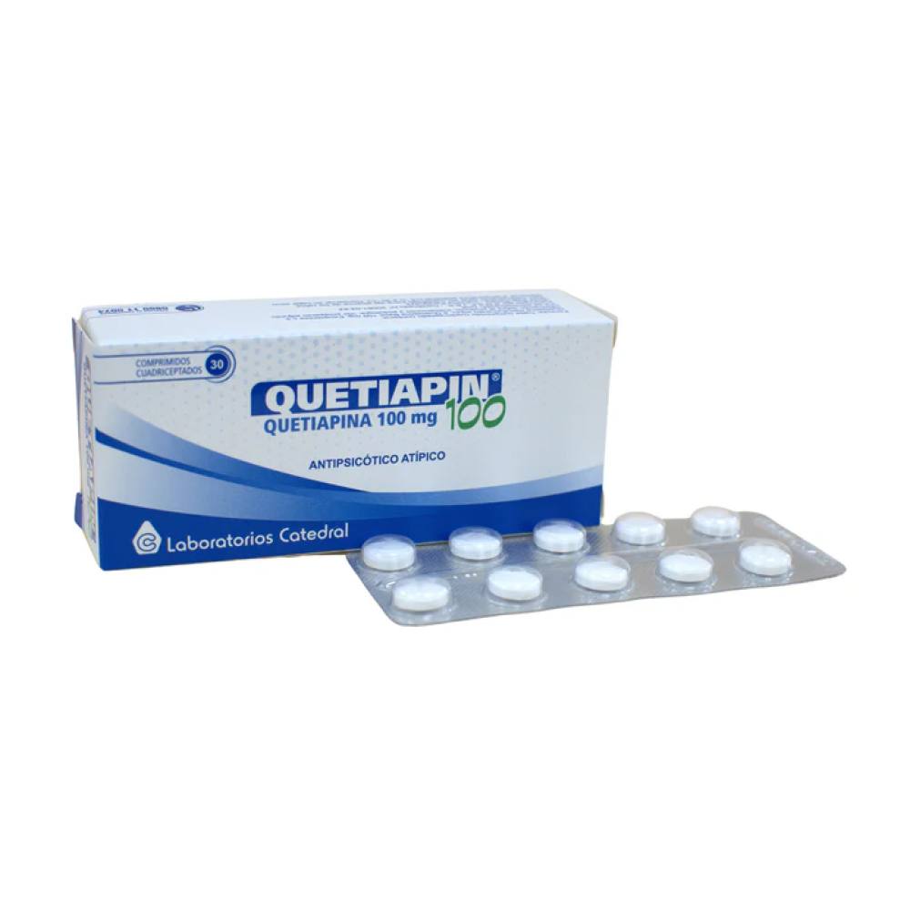 QUETIAPIN 100 MG X COMP. CUAD.
