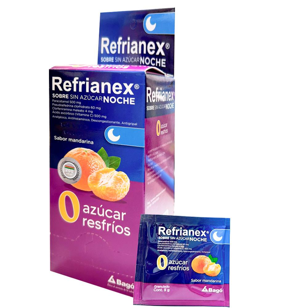 REFRIANEX NOCHE SIN AZUCAR X SOBRE