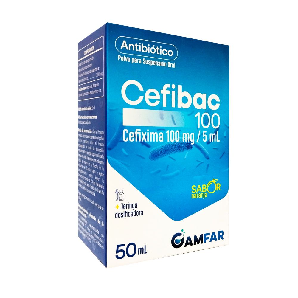 CEFIBAC 100 MG SUSP. X 50 ML