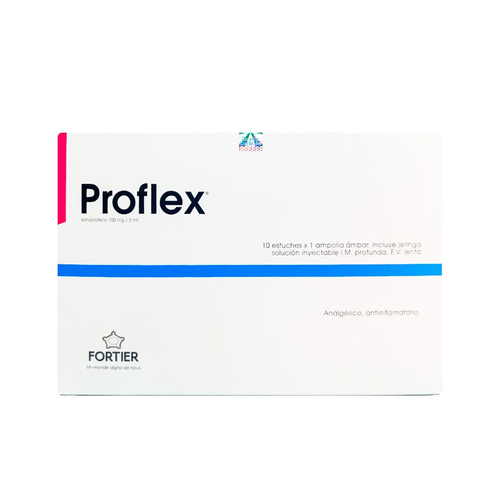 PROFLEX 100 MG X AMPOLLA