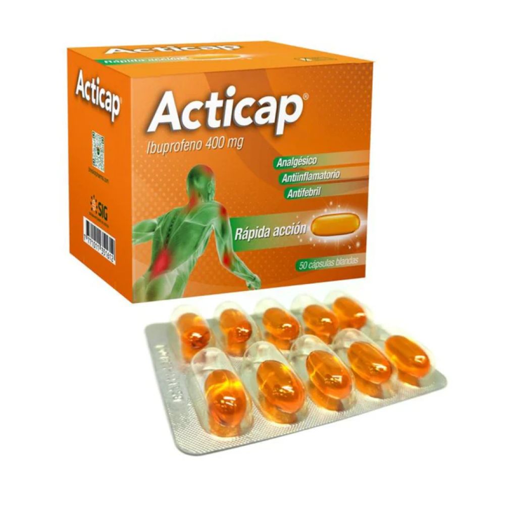 ACTICAP 400 MG X CAPS. BLANDA.
