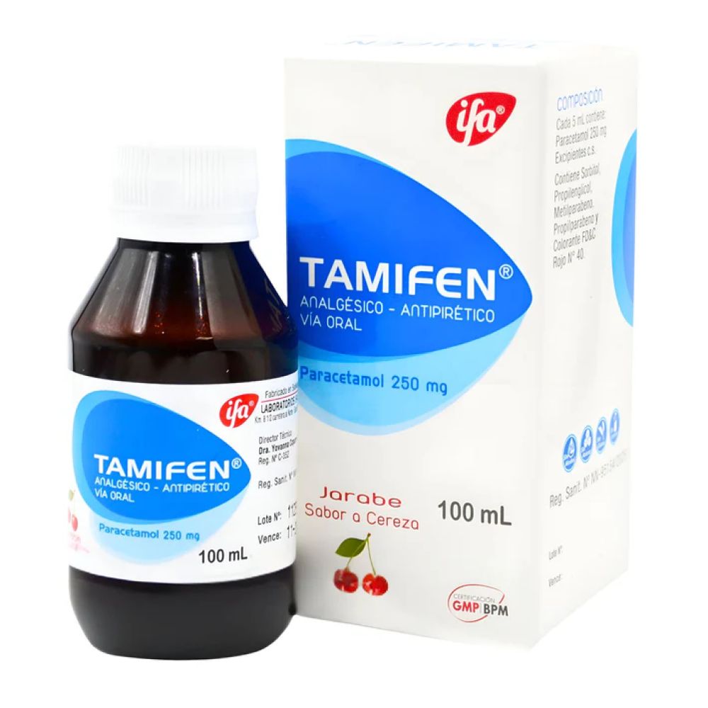 TAMIFEN 250MG SUSPENSION X 100 ML
