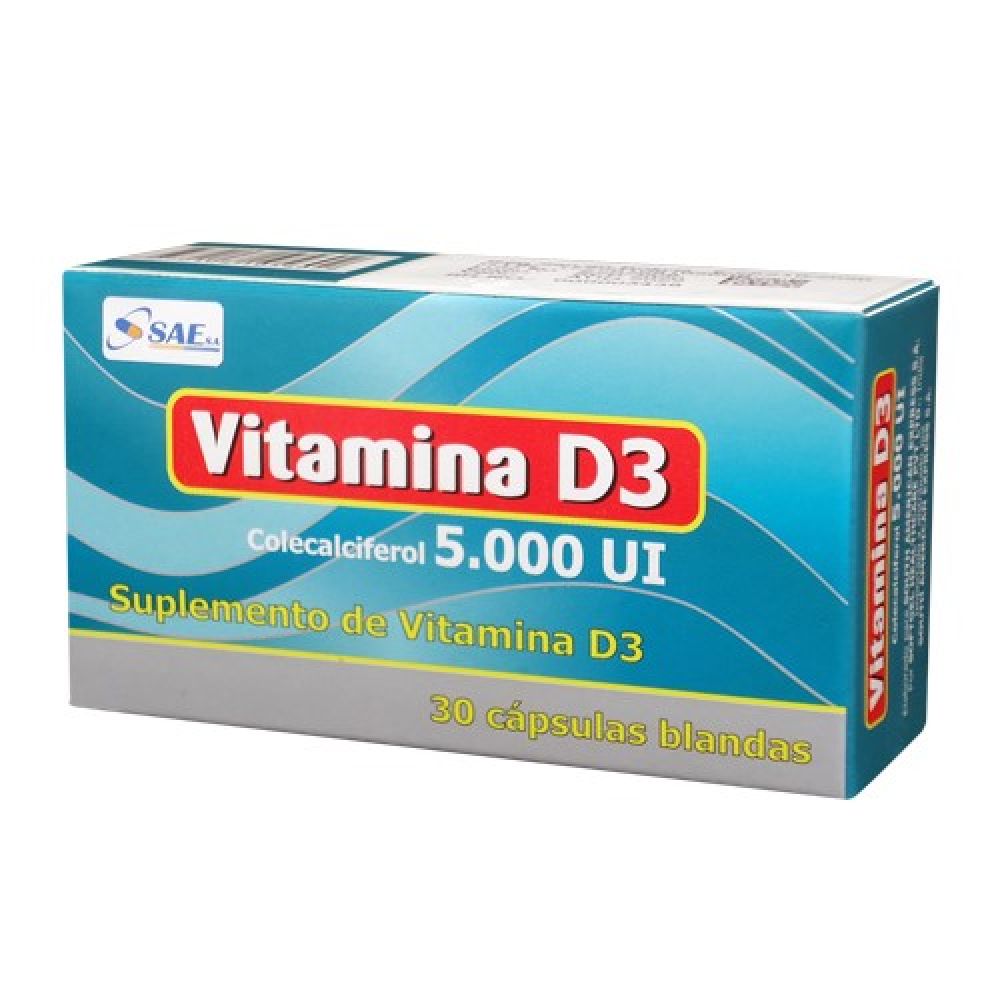 VITAMINA D3 5000  X CAPS.