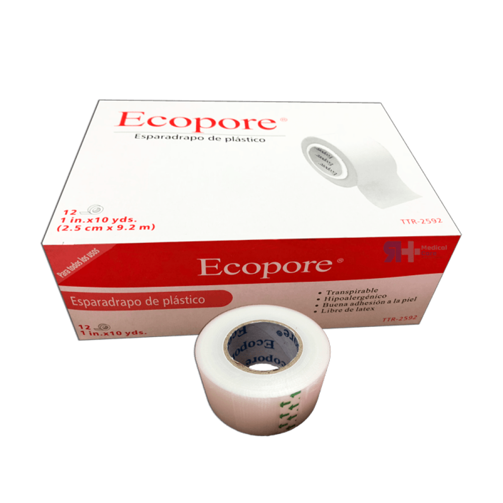 ECOPORE TRANSPARENTE 2.5CM X 9.2