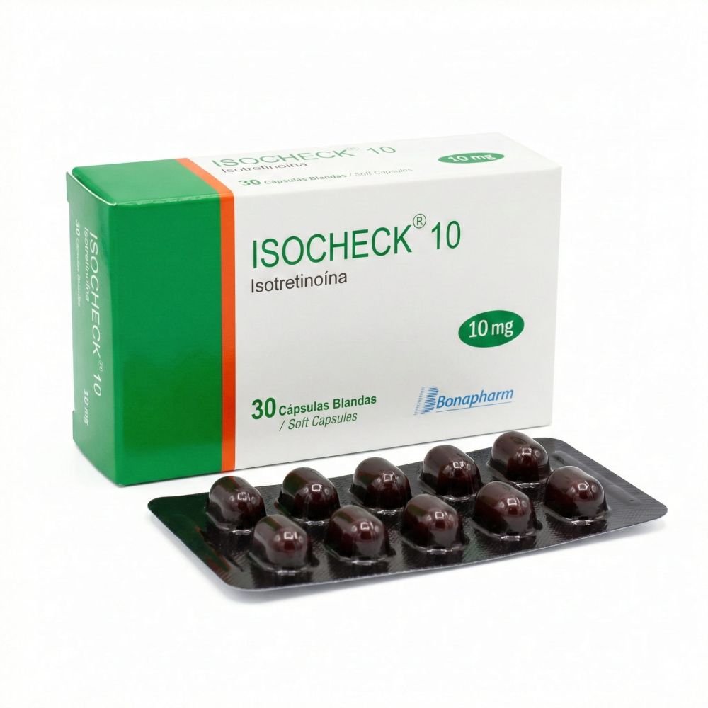 ISOCHECK 10 MG X CAPS. BLANDA.