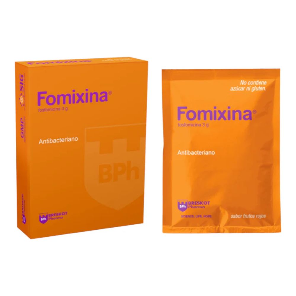 FOMIXINA-FOSFOMICINA 3 MG X SOBRE
