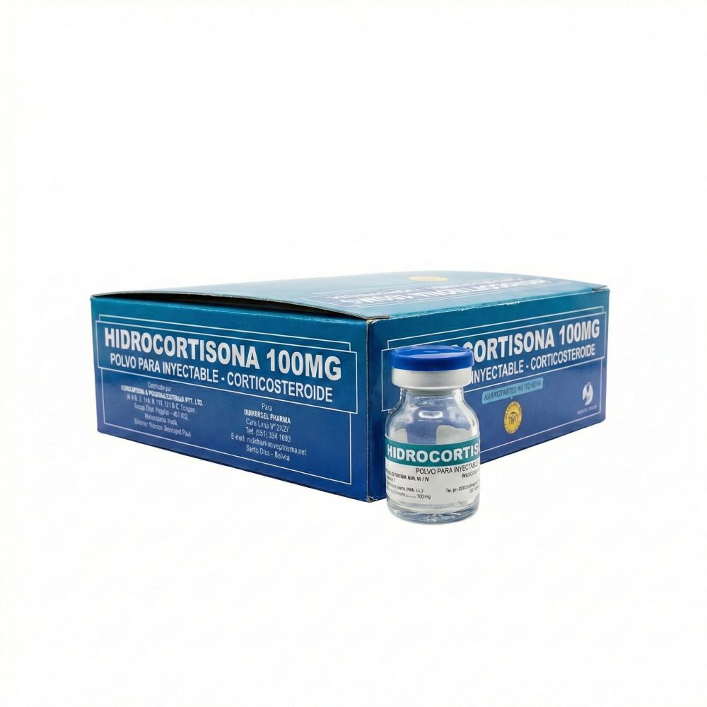 HIDROCORTISONA 100 MG X VIAL - UNIVERSAL PHARMA