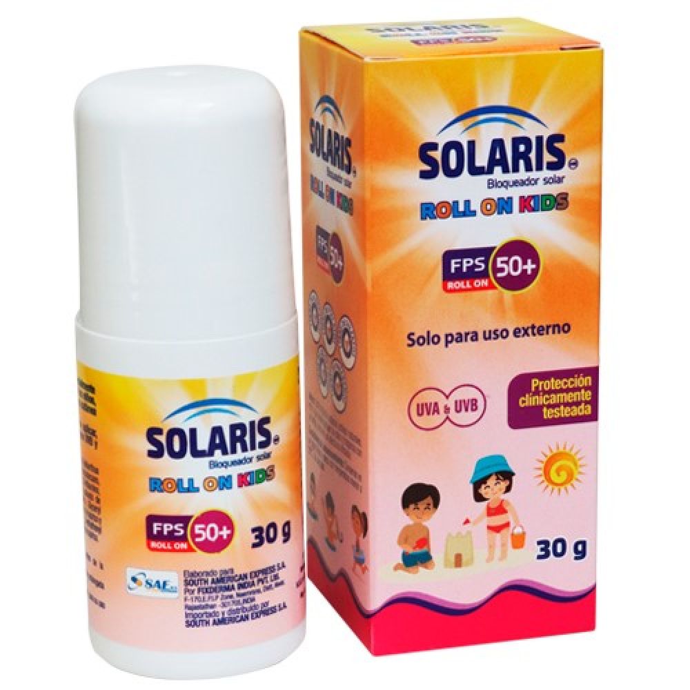SOLARIS FPS 50 ROLL ON KIDS X 30 G