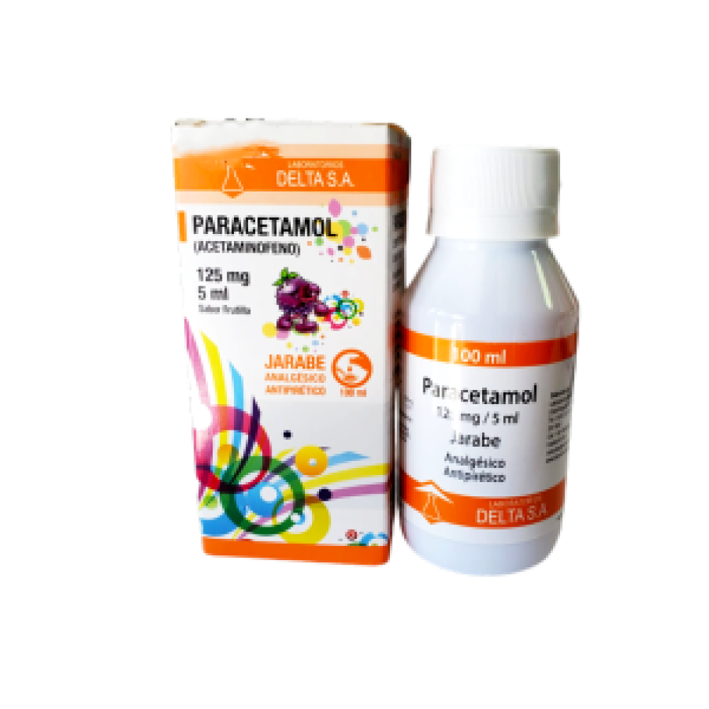 PARACETAMOL 250 MG/5ML SUSPENSION X 100 ML - DELTA
