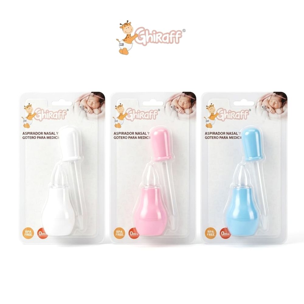 ASPIRADOR NASAL Y GOTERO PARA MEDICINA GHIRAFF