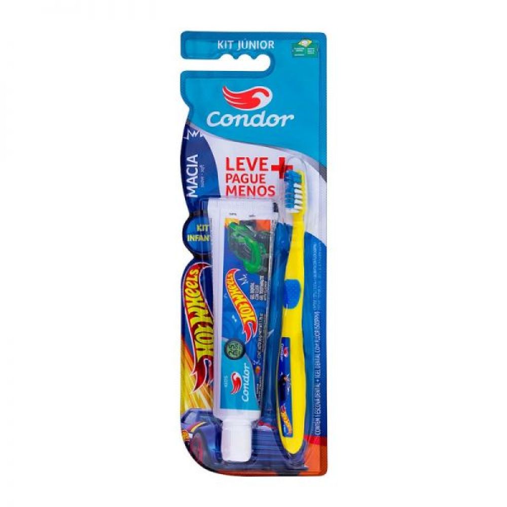 CONDOR JUNIOR KIT GEL CON CEPILLO