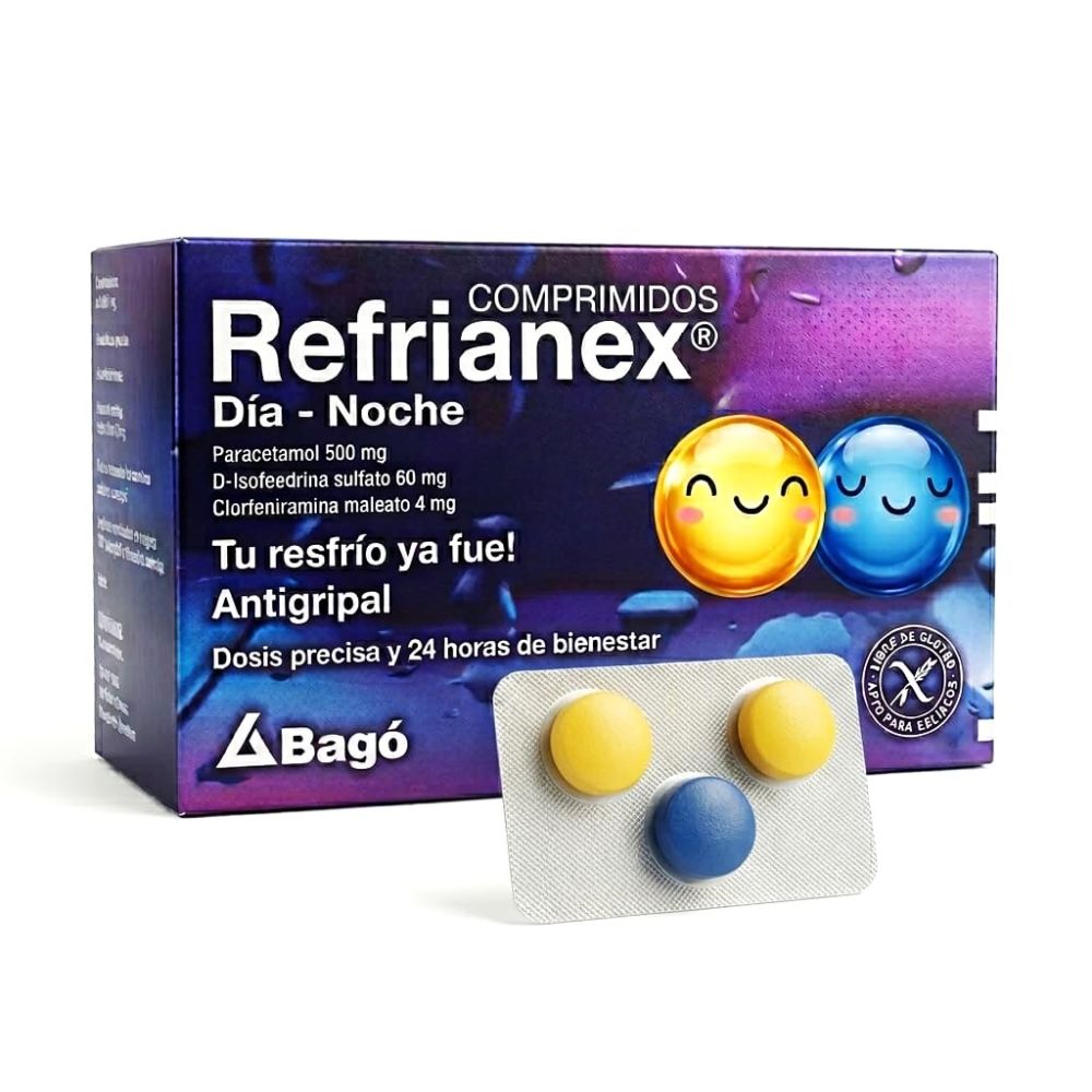 REFRIANEX DÍA - NOCHE  3 COMPRIMIDOS X BLISTER