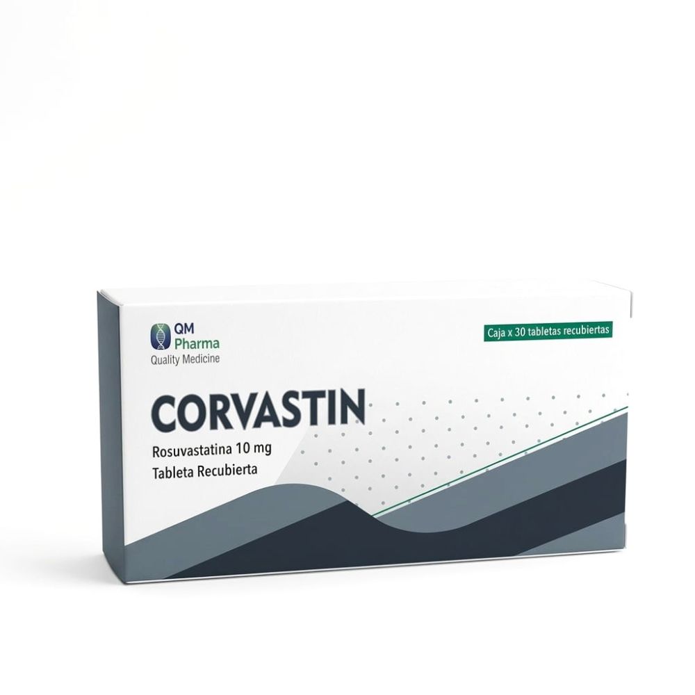 CORVASTIN (ROSUVASTATINA) 10 MG X TABLETA