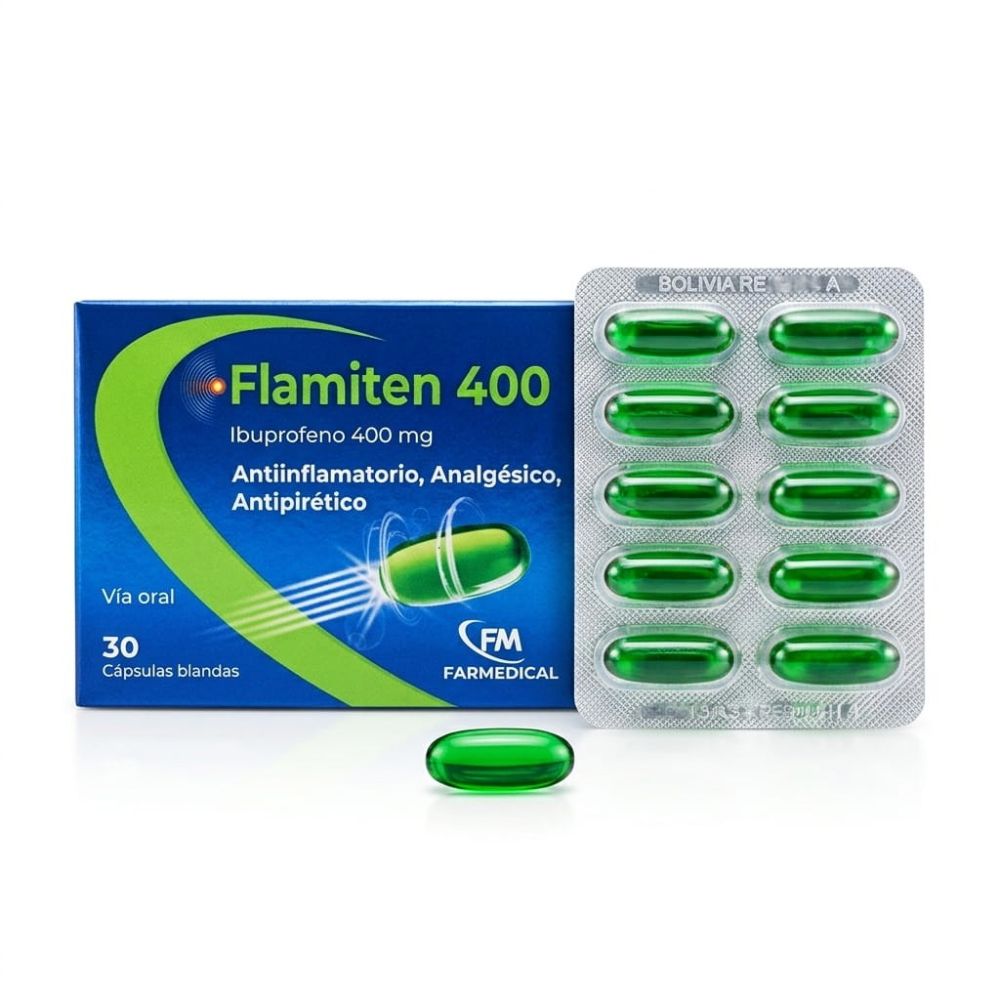 FLAMITEN (IBUPROFENO) 400 X CAPSULA