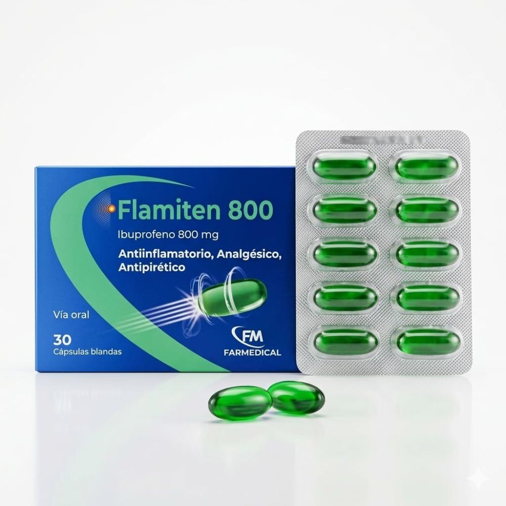 FLAMITEN (IBUPROFENO) 800 X CAPSULA