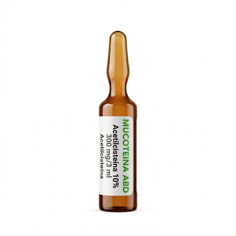 MUCOTEINA (ACETILCISTEINA 10% ) 300 MG/3ML X AMPOLLA - ABD