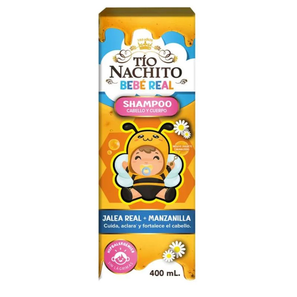 TIO NACHITO SHAMPOO BEBE REAL X 400ML