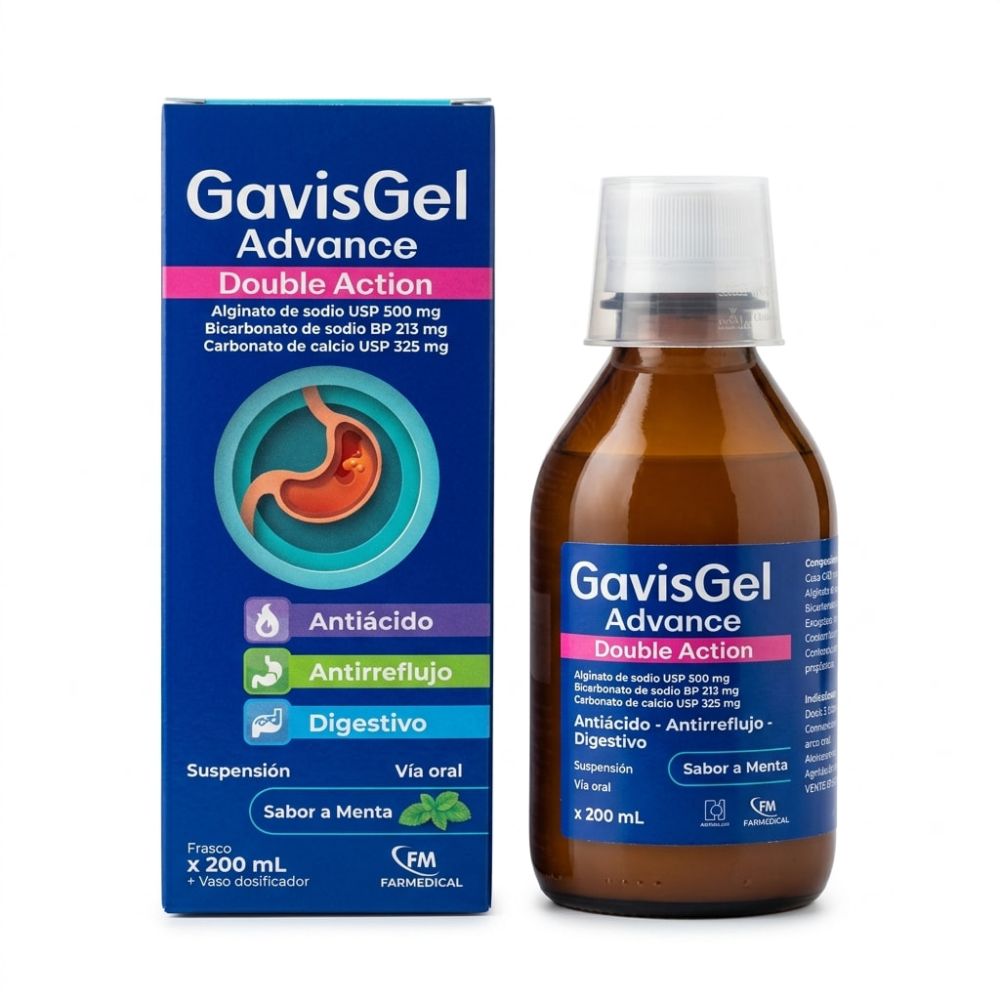 GAVISGEL ADVANCE DOUBLE ACTION X 200 ML