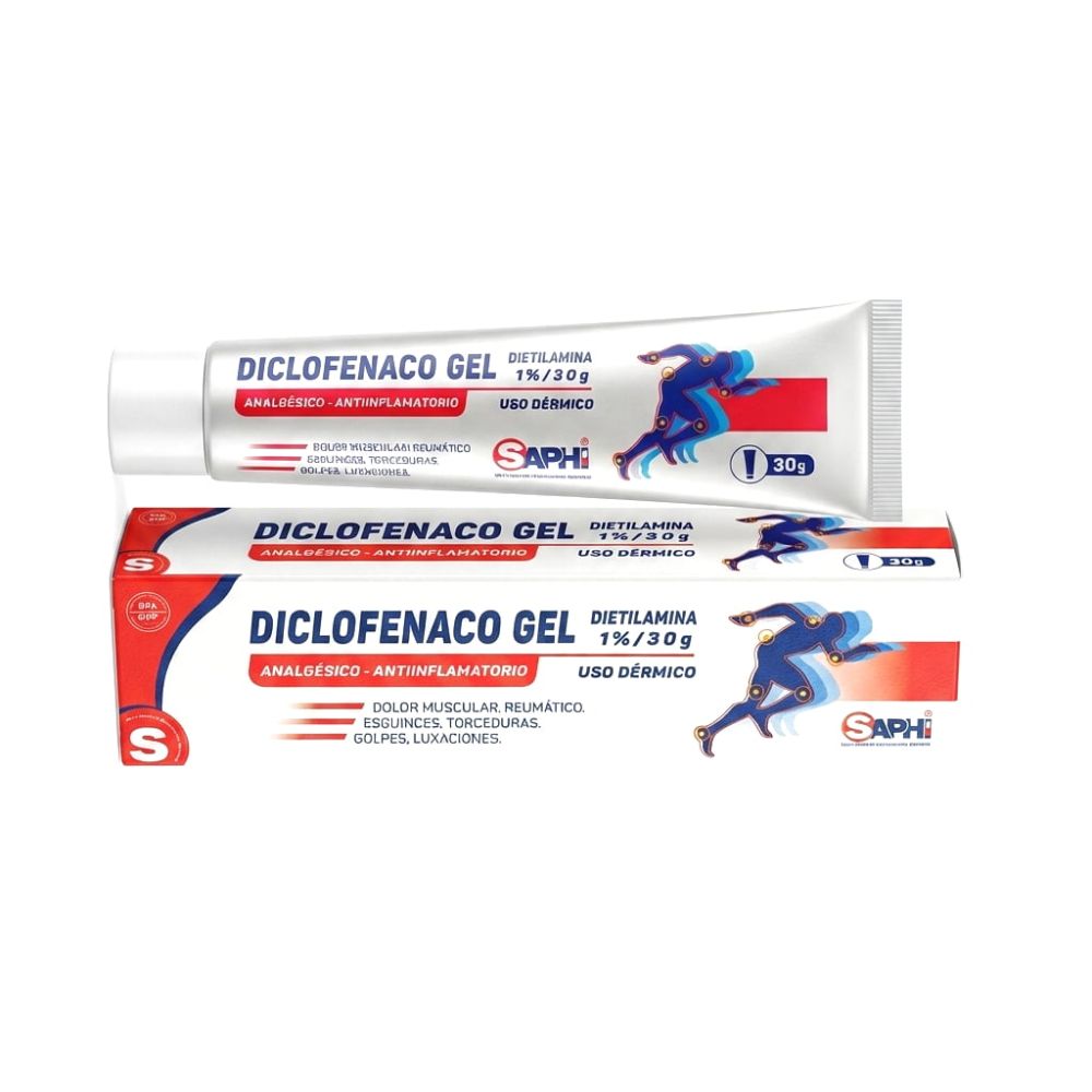 DICLOFENACO GEL DIETILAMINA 1% X 30 G - SAPHI