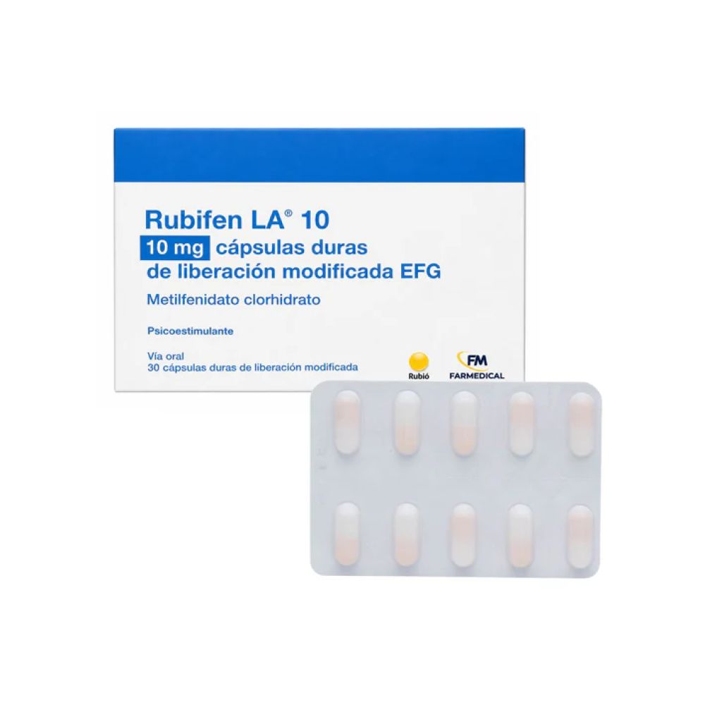 RUBIFEN LA 10 MG X CAPS. DURAS
