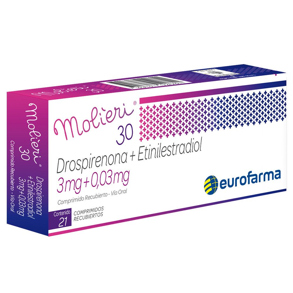 MOLIERI 30 3MG/0.03MG X CAJA