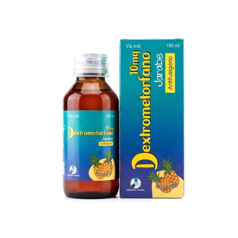 DEXTROMETORFANO 10MG X 100 ML - UNIVERSAL PHARMA