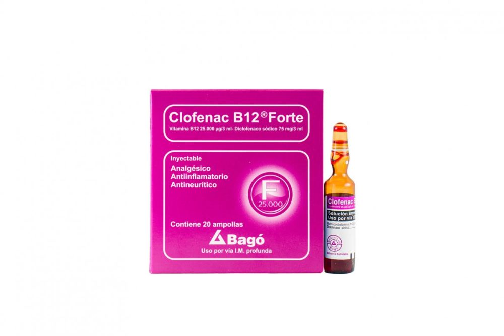 CLOFENAC B12 FORTE X AMPOLLA