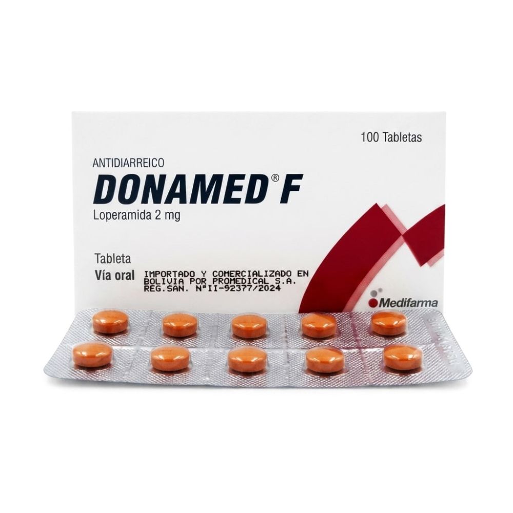 DONAMED F(LOPERAMIDA) 2 MG TAB