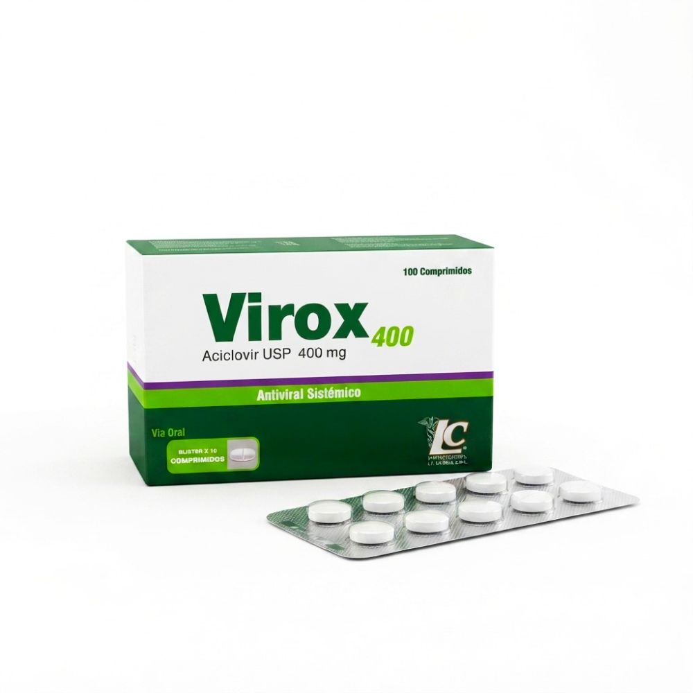 VIROX (ACICLOVIR) 400 MG X COMPRIMIDO