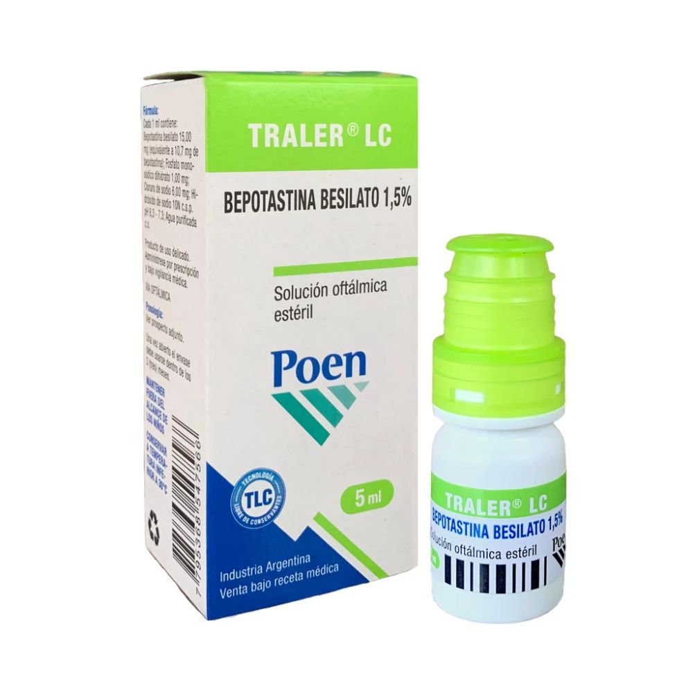 TRALER LC COLIRIO 1.5% X 5 ML