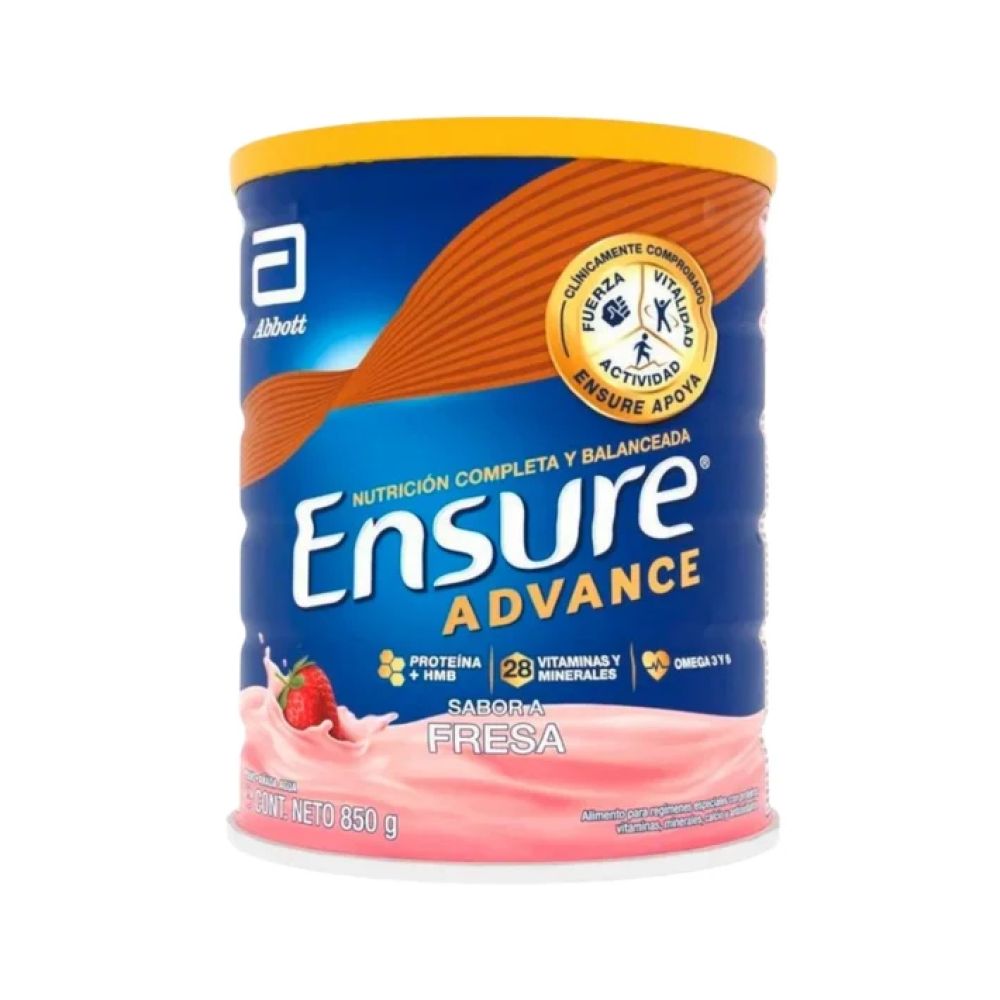 ENSURE ADVANCE FRESA LATA X 850 G