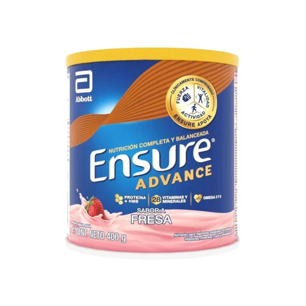 ENSURE ADVANCE FRESA LATA X 400 G