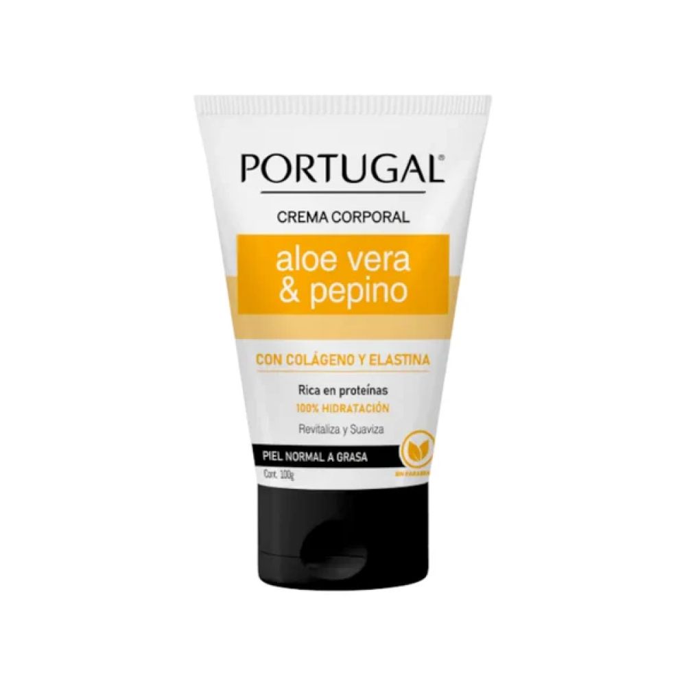 CREMA CORPORAL ALOE VERA & PEPINO X 100GR - PORTUGAL